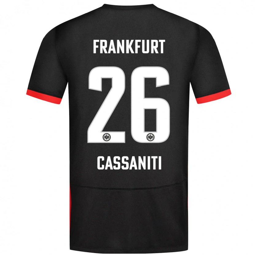 Danxen Heren Nino Cassaniti #26 Zwart Uitshirt Uittenue 2024/25 T-Shirt