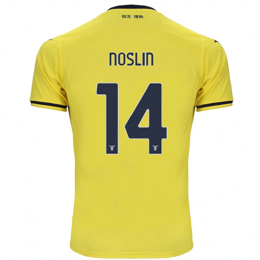 Danxen Heren Tijjani Noslin #14 Geel Uitshirt Uittenue 2024/25 T-Shirt