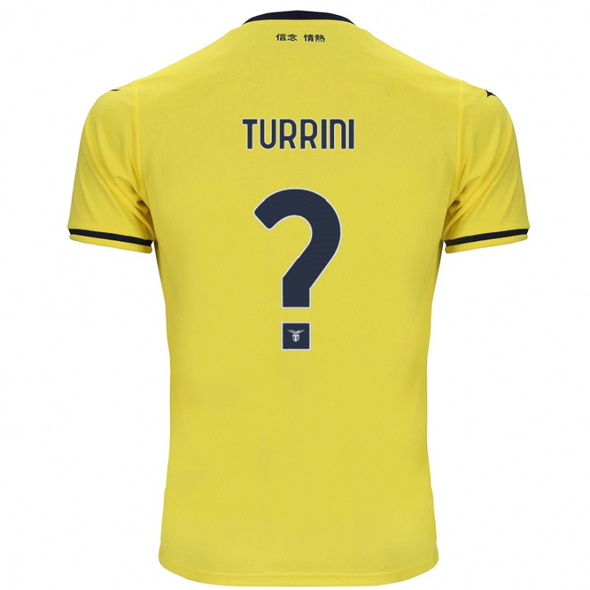 Danxen Heren Giordano Turrini #0 Geel Uitshirt Uittenue 2024/25 T-Shirt