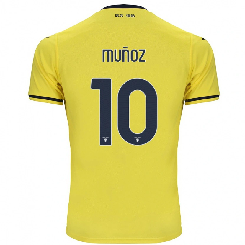 Danxen Heren Cristo Muñoz #10 Geel Uitshirt Uittenue 2024/25 T-Shirt