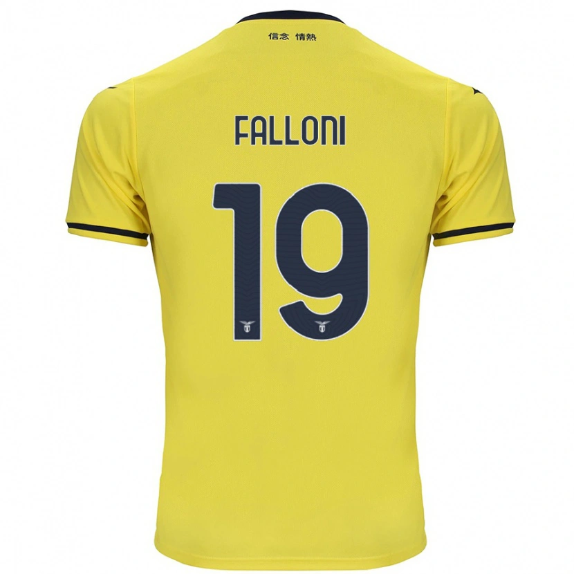 Danxen Heren Ludovica Falloni #19 Geel Uitshirt Uittenue 2024/25 T-Shirt