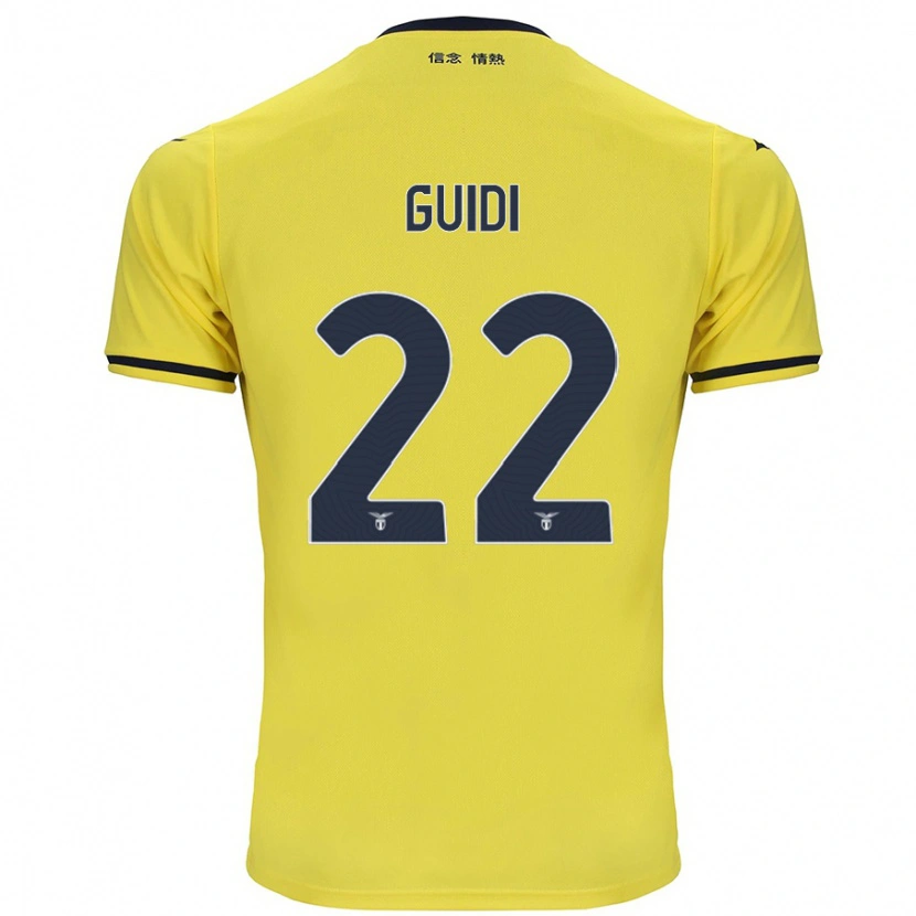 Danxen Heren Emma Guidi #22 Geel Uitshirt Uittenue 2024/25 T-Shirt