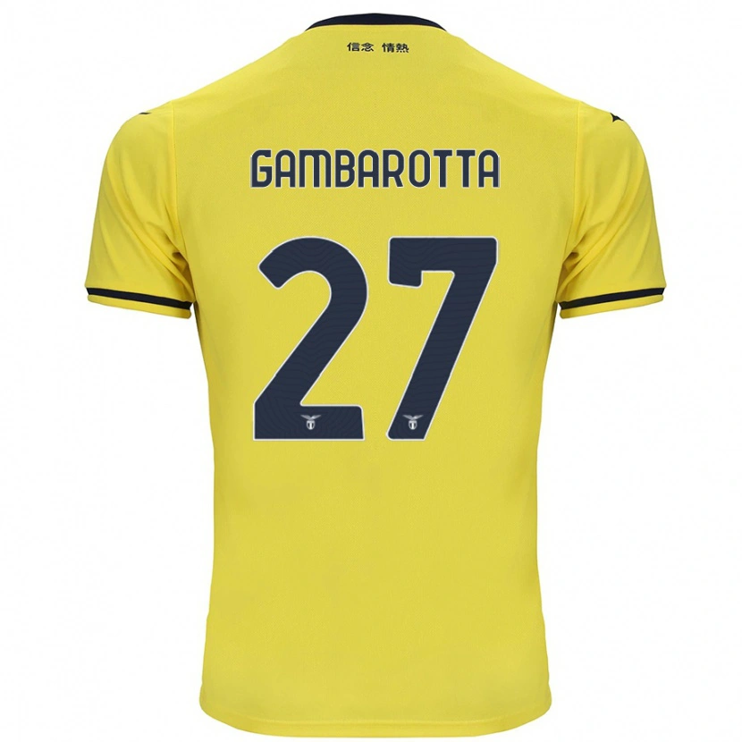 Danxen Heren Margot Gambarotta #27 Geel Uitshirt Uittenue 2024/25 T-Shirt