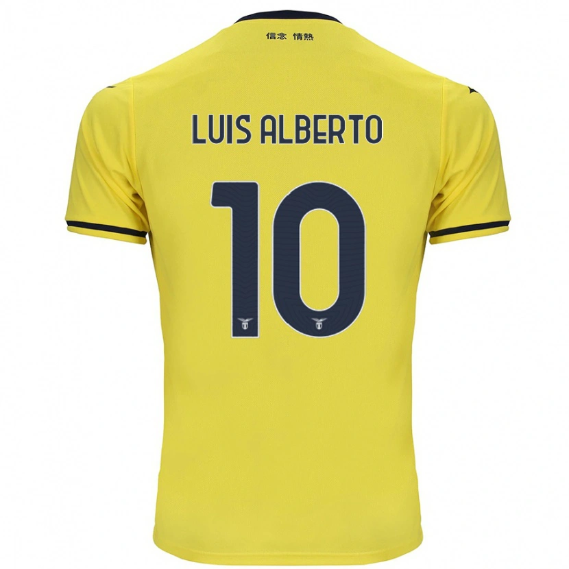 Danxen Heren Luis Alberto #10 Geel Uitshirt Uittenue 2024/25 T-Shirt