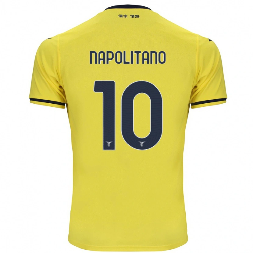 Danxen Heren Luca Napolitano #10 Geel Uitshirt Uittenue 2024/25 T-Shirt