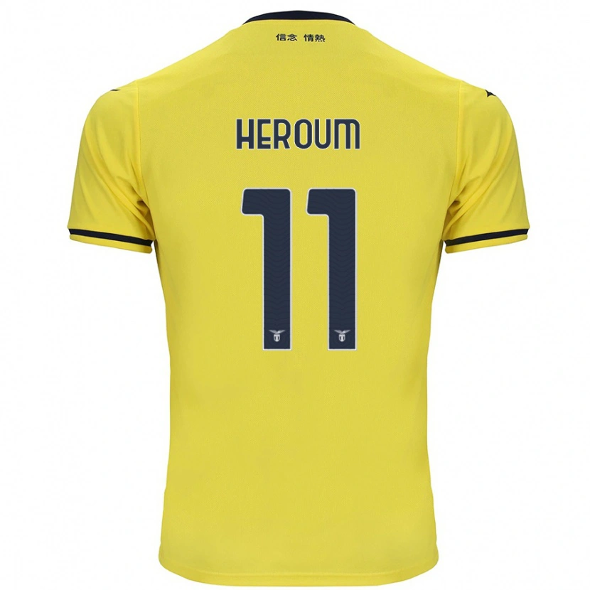 Danxen Heren Nora Heroum #11 Geel Uitshirt Uittenue 2024/25 T-Shirt