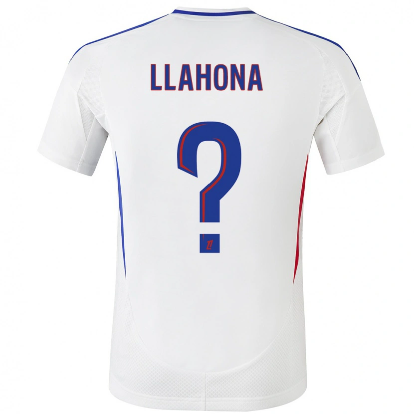 Danxen Dames Yann Llahona #0 Wit Blauw Thuisshirt Thuistenue 2024/25 T-Shirt