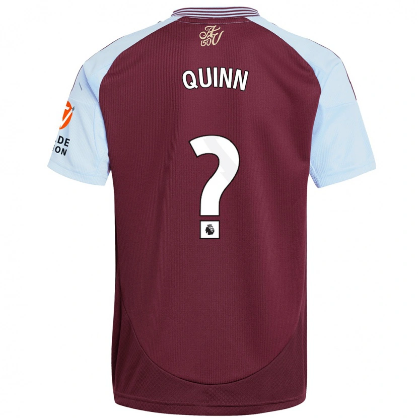 Danxen Dames Keilan Quinn #0 Bordeaux Hemelsblauw Thuisshirt Thuistenue 2024/25 T-Shirt