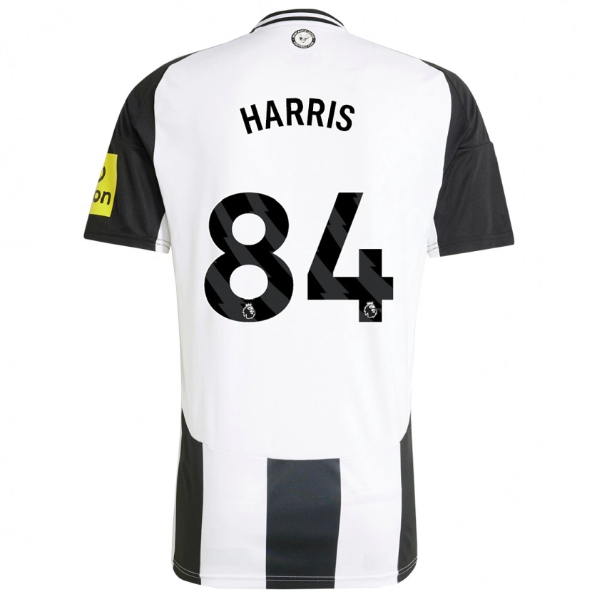 Danxen Dames Aidan Harris #84 Wit Zwart Thuisshirt Thuistenue 2024/25 T-Shirt