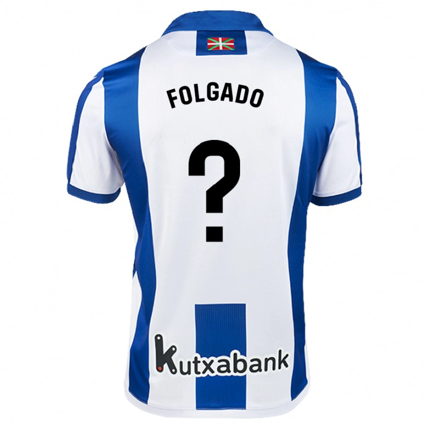 Danxen Dames Theo Folgado #0 Wit Blauw Thuisshirt Thuistenue 2024/25 T-Shirt