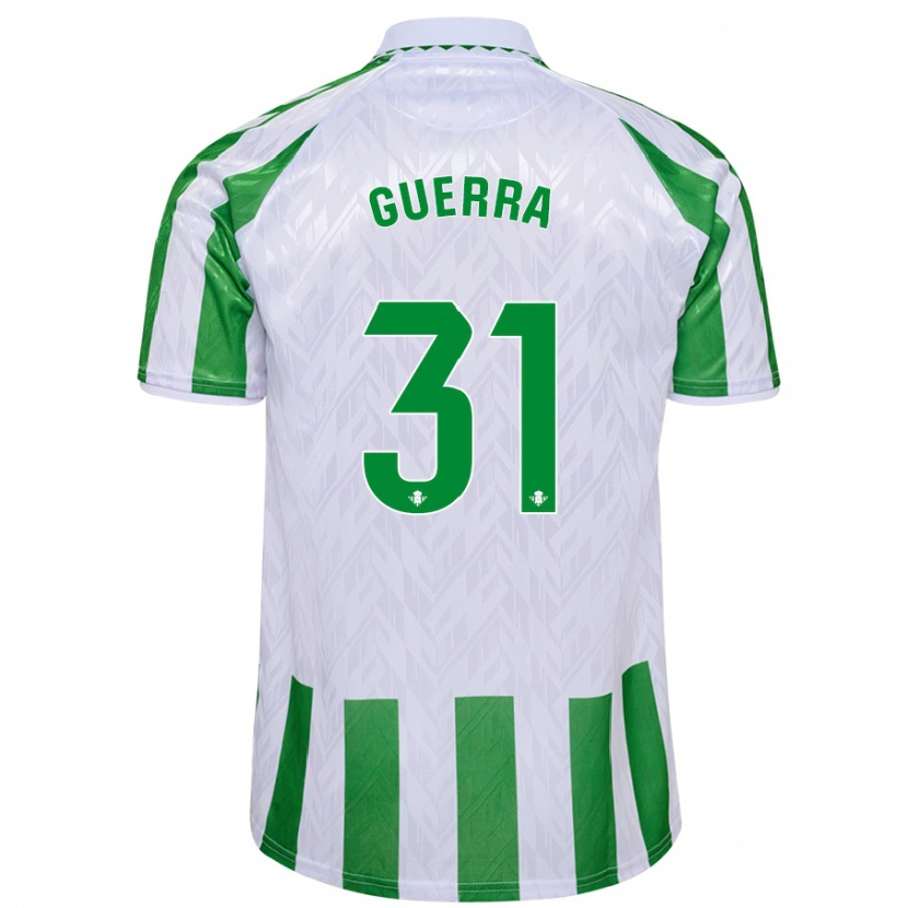 Danxen Dames Ana Guerra Morcillo #31 Groen Witte Strepen Thuisshirt Thuistenue 2024/25 T-Shirt