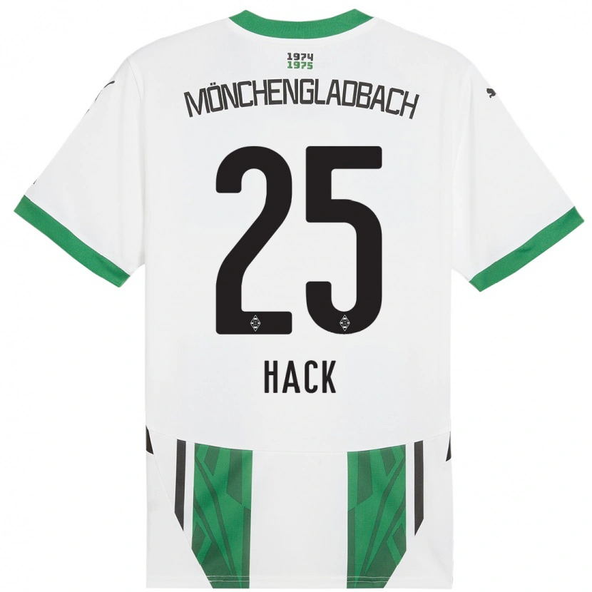 Danxen Dames Robin Hack #25 Wit Groen Thuisshirt Thuistenue 2024/25 T-Shirt