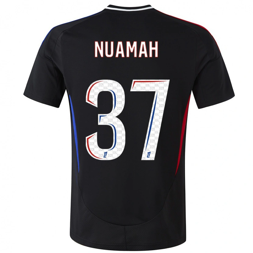 Danxen Dames Ernest Nuamah #37 Zwart Uitshirt Uittenue 2024/25 T-Shirt