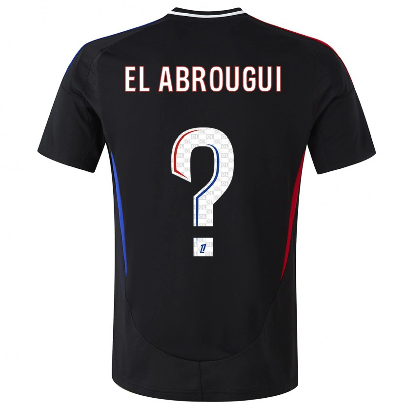 Danxen Dames Wassim El Abrougui #0 Zwart Uitshirt Uittenue 2024/25 T-Shirt