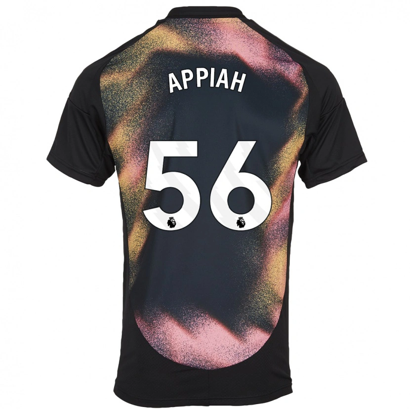 Danxen Dames Paul Appiah #56 Zwart Wit Uitshirt Uittenue 2024/25 T-Shirt