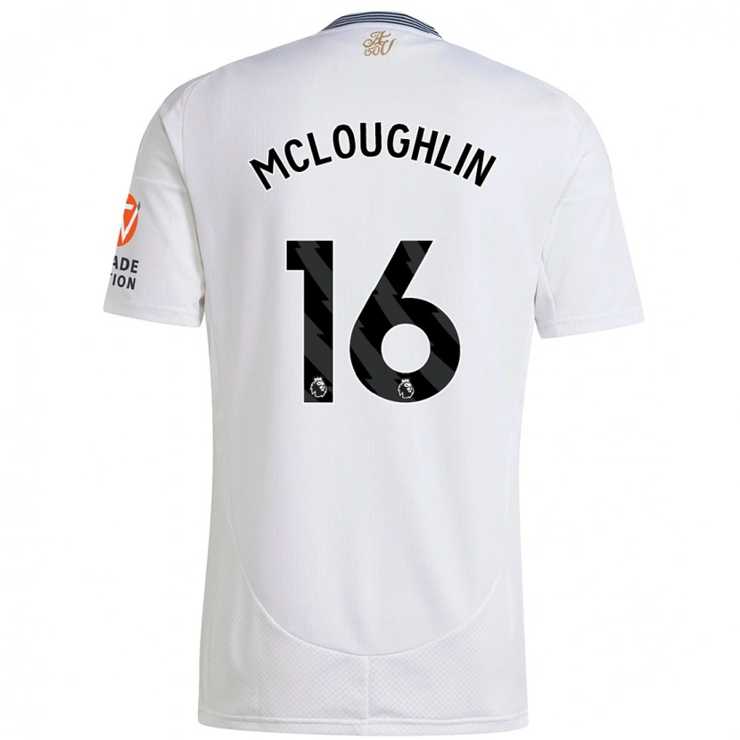 Danxen Dames Olivia Mcloughlin #16 Wit Uitshirt Uittenue 2024/25 T-Shirt