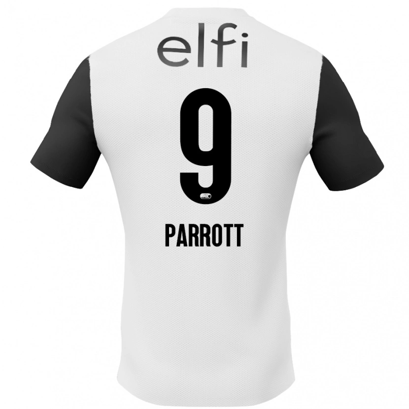 Danxen Dames Troy Parrott #9 Wit Zwart Uitshirt Uittenue 2024/25 T-Shirt