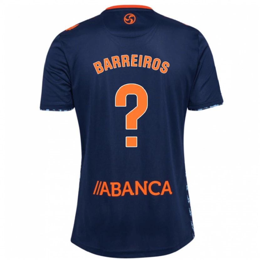 Danxen Dames Iago Barreiros #0 Marineblauw Uitshirt Uittenue 2024/25 T-Shirt