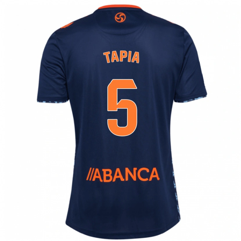 Danxen Dames Renato Tapia #5 Marineblauw Uitshirt Uittenue 2024/25 T-Shirt