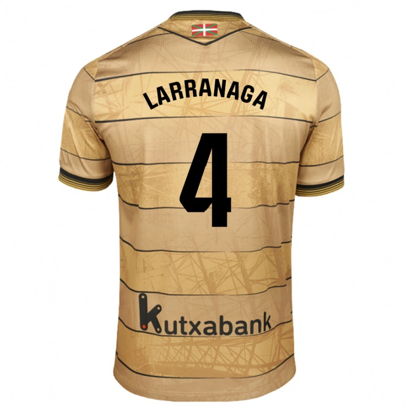 Danxen Dames Aitor Larrañaga #4 Bruin Uitshirt Uittenue 2024/25 T-Shirt