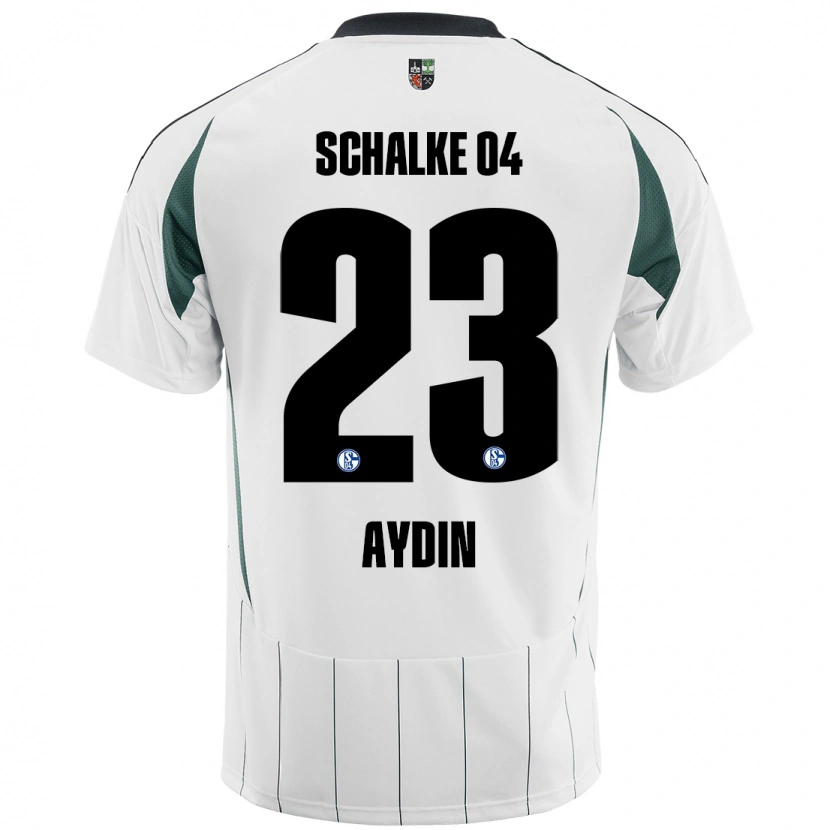 Danxen Dames Mehmet Aydın #23 Wit Groen Uitshirt Uittenue 2024/25 T-Shirt