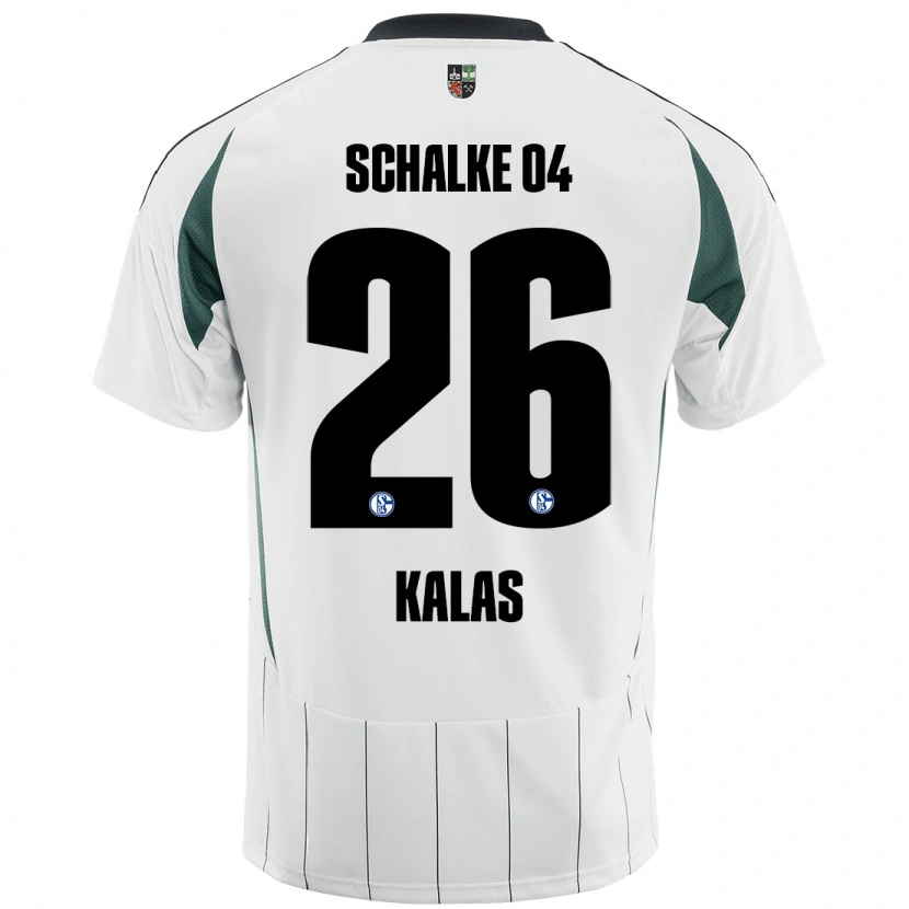 Danxen Dames Tomas Kalas #26 Wit Groen Uitshirt Uittenue 2024/25 T-Shirt