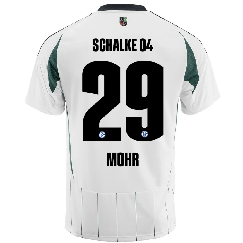 Danxen Dames Tobias Mohr #29 Wit Groen Uitshirt Uittenue 2024/25 T-Shirt