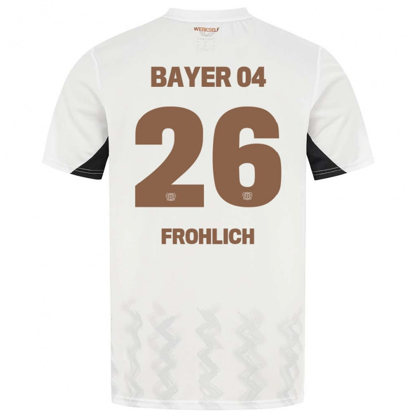 Danxen Dames Clara Fröhlich #26 Wit Zwart Uitshirt Uittenue 2024/25 T-Shirt