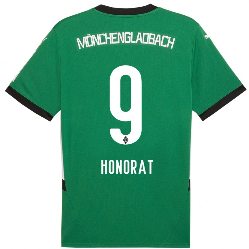 Danxen Dames Franck Honorat #9 Groen Wit Uitshirt Uittenue 2024/25 T-Shirt