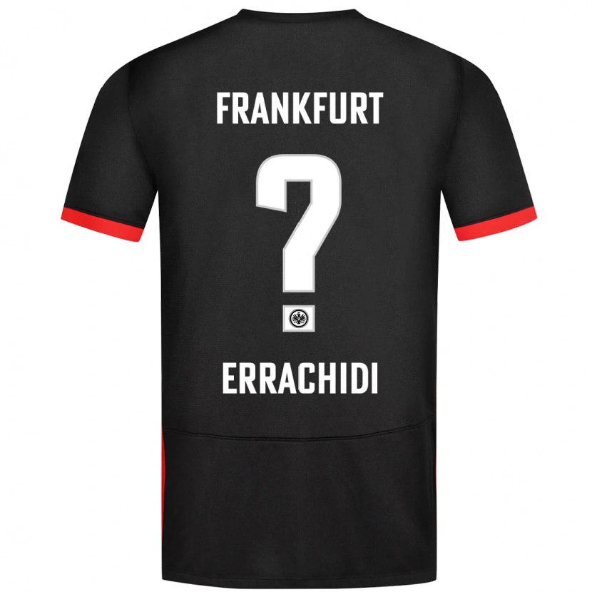 Danxen Dames Youness Errachidi #0 Zwart Uitshirt Uittenue 2024/25 T-Shirt