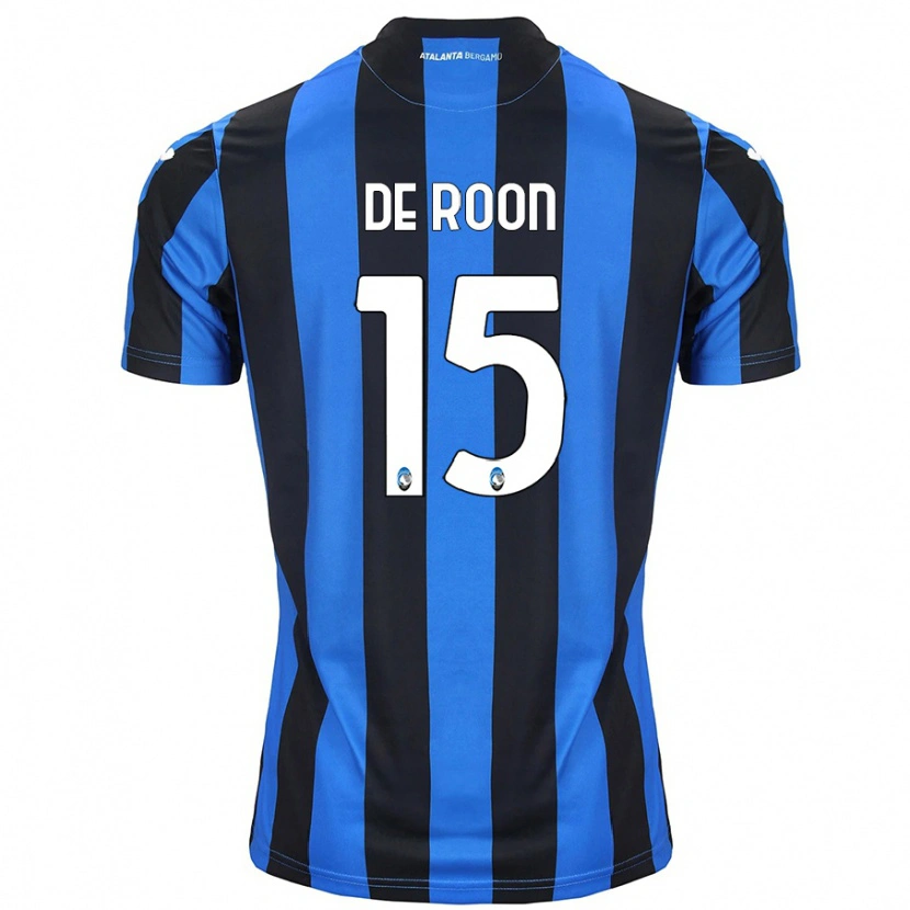 Danxen Kinderen Marten De Roon #15 Blauw Zwart Thuisshirt Thuistenue 2024/25 T-Shirt