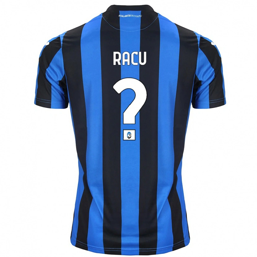 Danxen Kinderen Andrei Racu #0 Blauw Zwart Thuisshirt Thuistenue 2024/25 T-Shirt