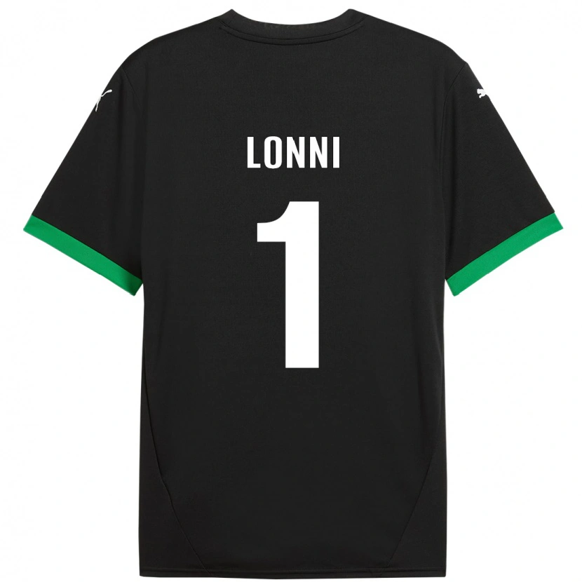 Danxen Kinderen Lia Lonni #1 Zwart Donkergroen Thuisshirt Thuistenue 2024/25 T-Shirt