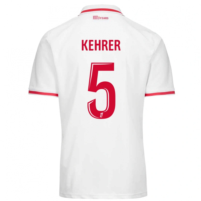 Danxen Kinderen Thilo Kehrer #5 Wit Rood Thuisshirt Thuistenue 2024/25 T-Shirt