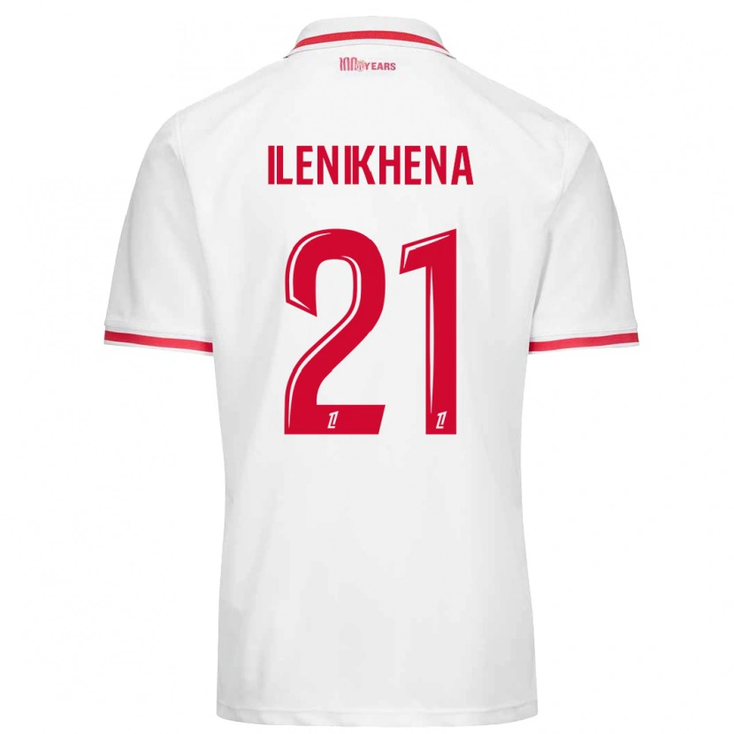 Danxen Kinderen George Ilenikhena #21 Wit Rood Thuisshirt Thuistenue 2024/25 T-Shirt