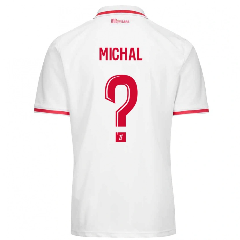 Danxen Kinderen Lucas Michal #0 Wit Rood Thuisshirt Thuistenue 2024/25 T-Shirt