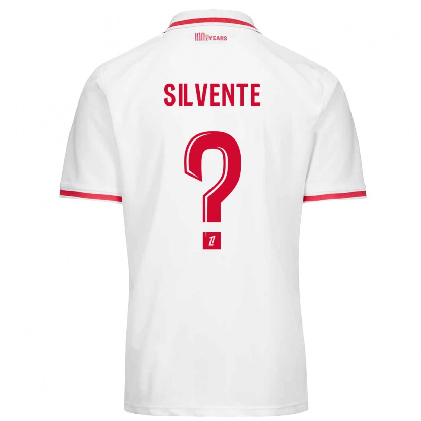 Danxen Kinderen Joris Silvente #0 Wit Rood Thuisshirt Thuistenue 2024/25 T-Shirt