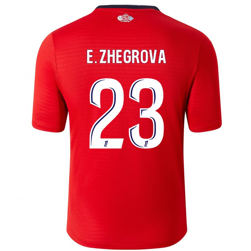 Danxen Kinderen Edon Zhegrova #23 Rood Wit Thuisshirt Thuistenue 2024/25 T-Shirt