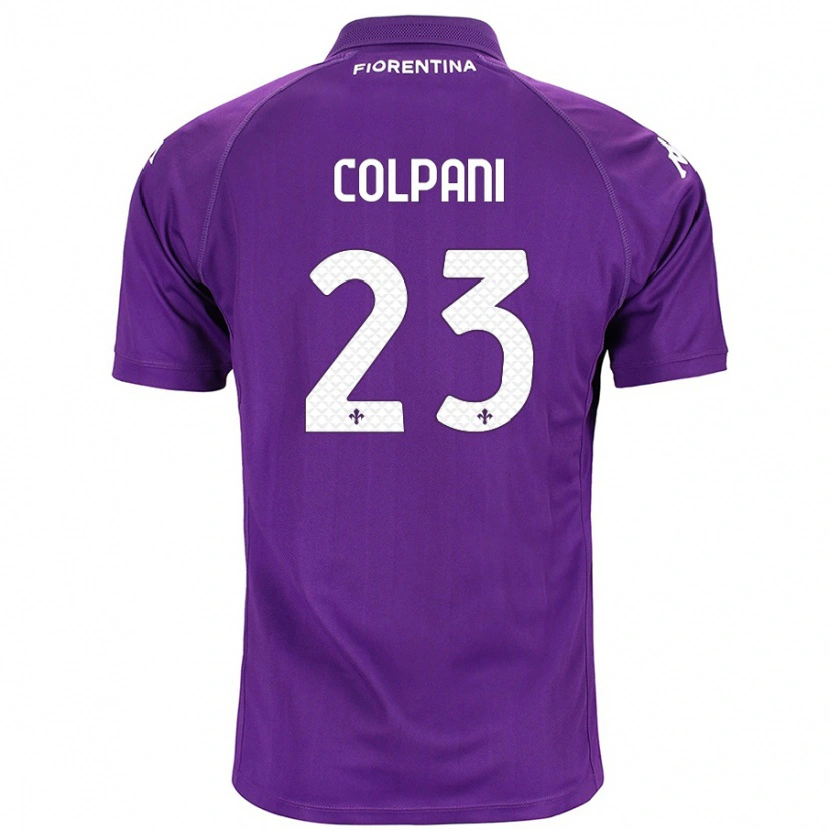 Danxen Kinderen Andrea Colpani #23 Paars Thuisshirt Thuistenue 2024/25 T-Shirt