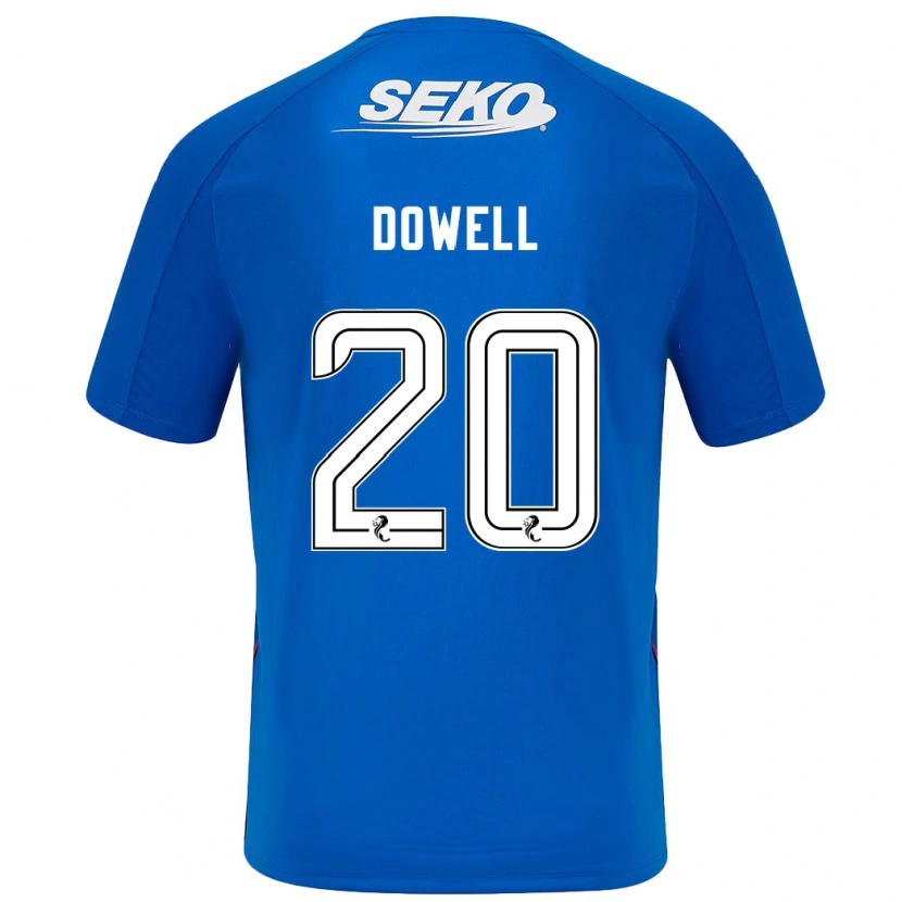 Danxen Kinderen Kieran Dowell #20 Donkerblauw Thuisshirt Thuistenue 2024/25 T-Shirt