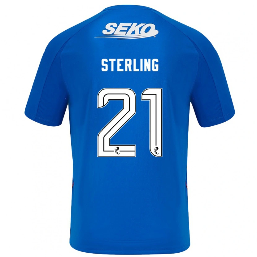 Danxen Kinderen Dujon Sterling #21 Donkerblauw Thuisshirt Thuistenue 2024/25 T-Shirt