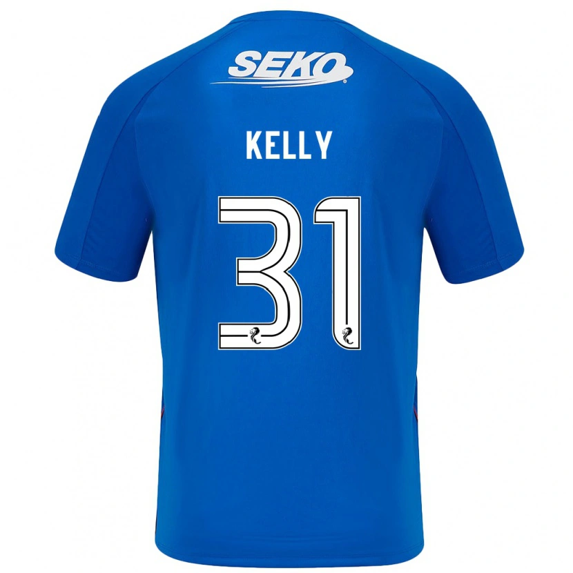 Danxen Kinderen Liam Kelly #31 Donkerblauw Thuisshirt Thuistenue 2024/25 T-Shirt