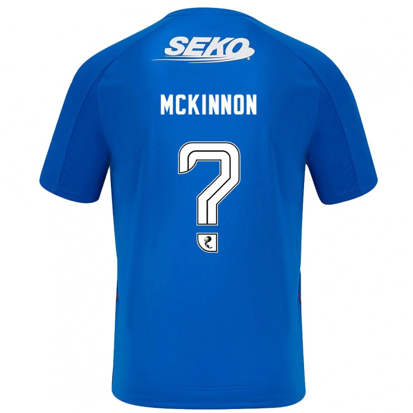 Danxen Kinderen Cole Mckinnon #0 Donkerblauw Thuisshirt Thuistenue 2024/25 T-Shirt