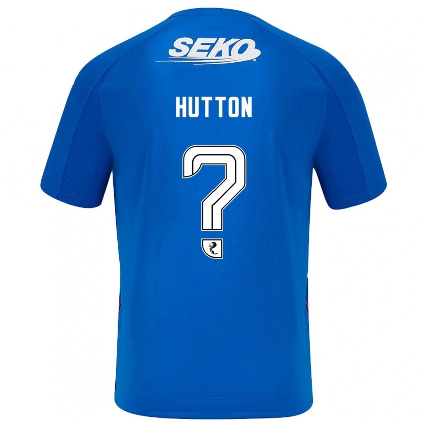 Danxen Kinderen Zander Hutton #0 Donkerblauw Thuisshirt Thuistenue 2024/25 T-Shirt