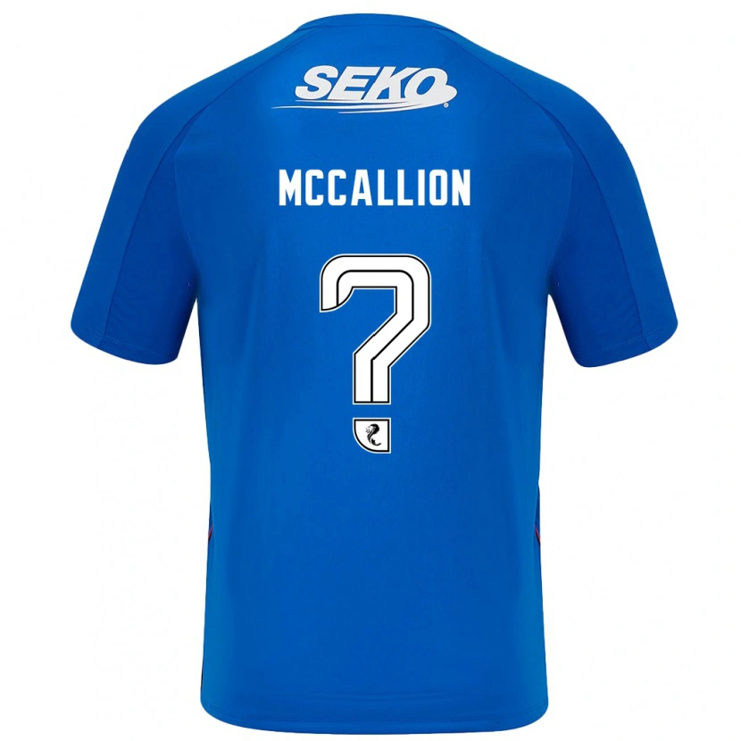 Danxen Kinderen Aiden Mccallion #0 Donkerblauw Thuisshirt Thuistenue 2024/25 T-Shirt