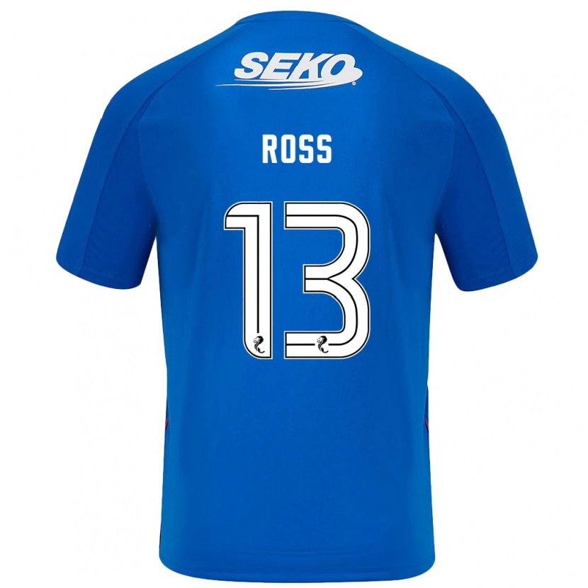 Danxen Kinderen Jane Ross #13 Donkerblauw Thuisshirt Thuistenue 2024/25 T-Shirt