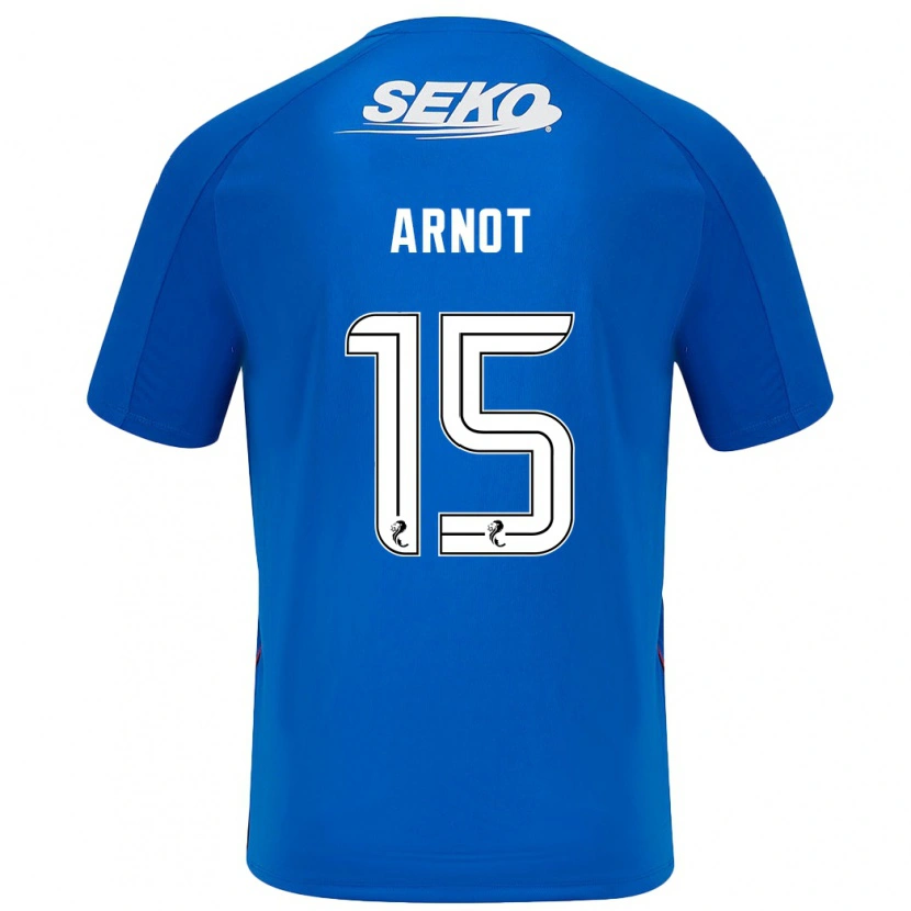 Danxen Kinderen Lizzie Arnot #15 Donkerblauw Thuisshirt Thuistenue 2024/25 T-Shirt