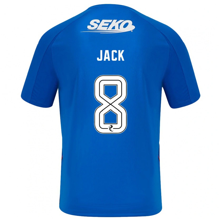 Danxen Kinderen Ryan Jack #8 Donkerblauw Thuisshirt Thuistenue 2024/25 T-Shirt