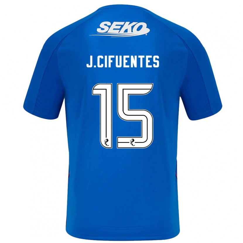 Danxen Kinderen José Cifuentes #15 Donkerblauw Thuisshirt Thuistenue 2024/25 T-Shirt