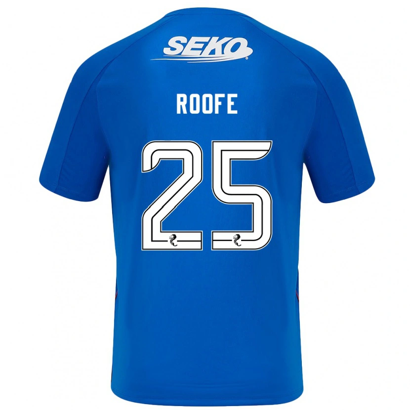 Danxen Kinderen Kemar Roofe #25 Donkerblauw Thuisshirt Thuistenue 2024/25 T-Shirt